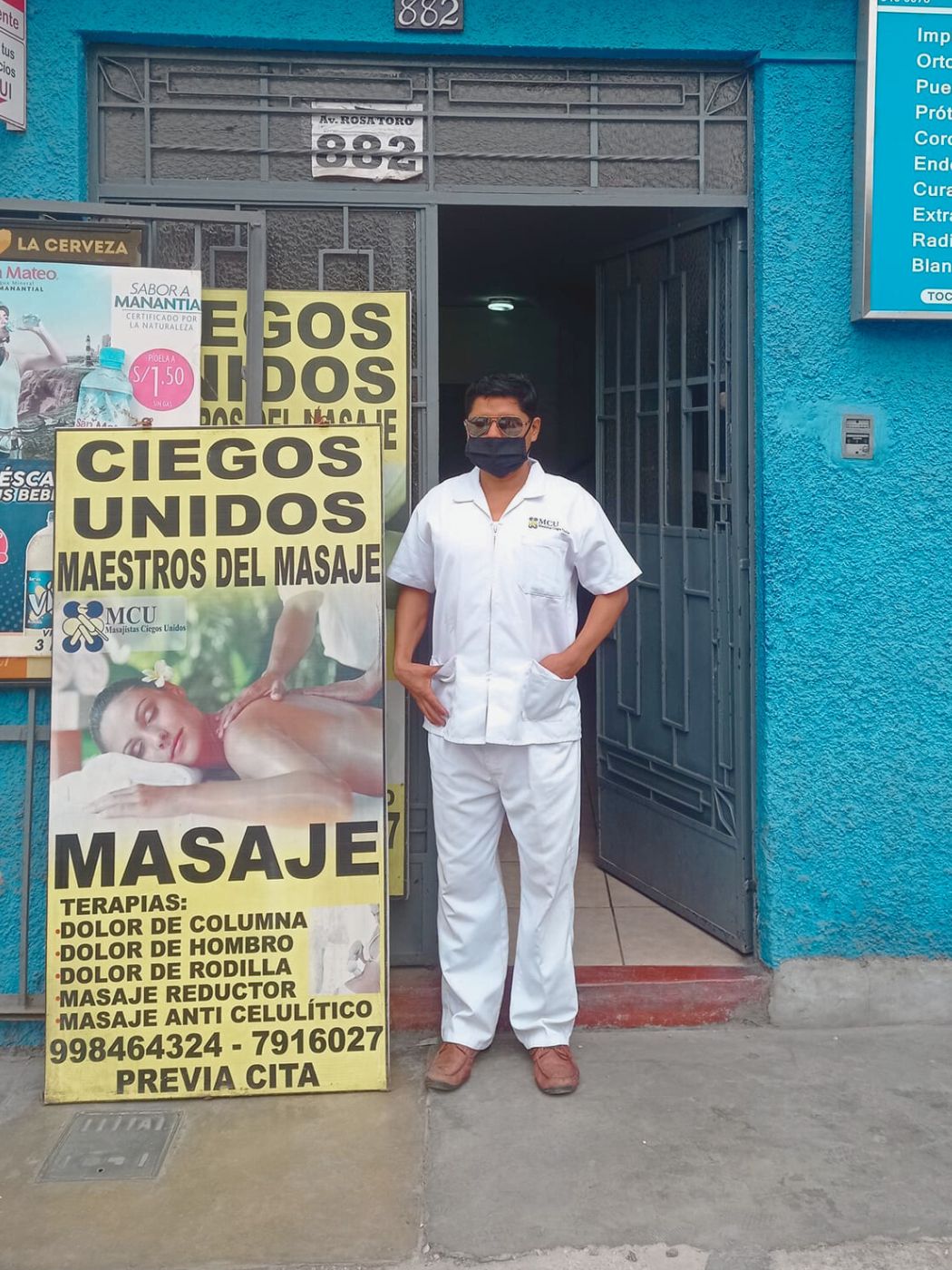 Masajistas Ciegos Unidos en San Borja – Carlos Roberto Isidro Galarza – MCU