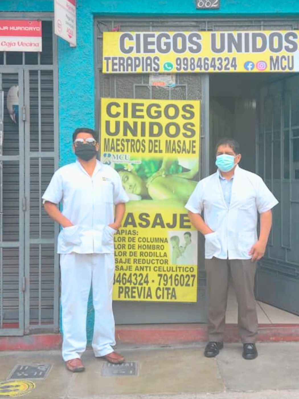 Masajistas Ciegos Unidos en San Borja – Carlos Roberto Isidro Galarza – MCU